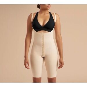 Marena Recovery SFBHS Girdle High Back Compression Bodysuit Black 2XS-B